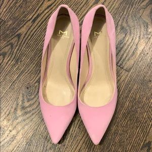 Mark Fisher Pink/Purple Suede Heels